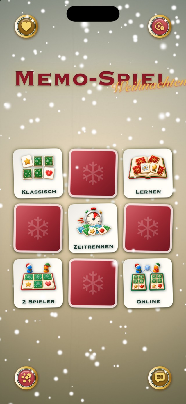 Memo-Spiel • Weihnachts-Paare
