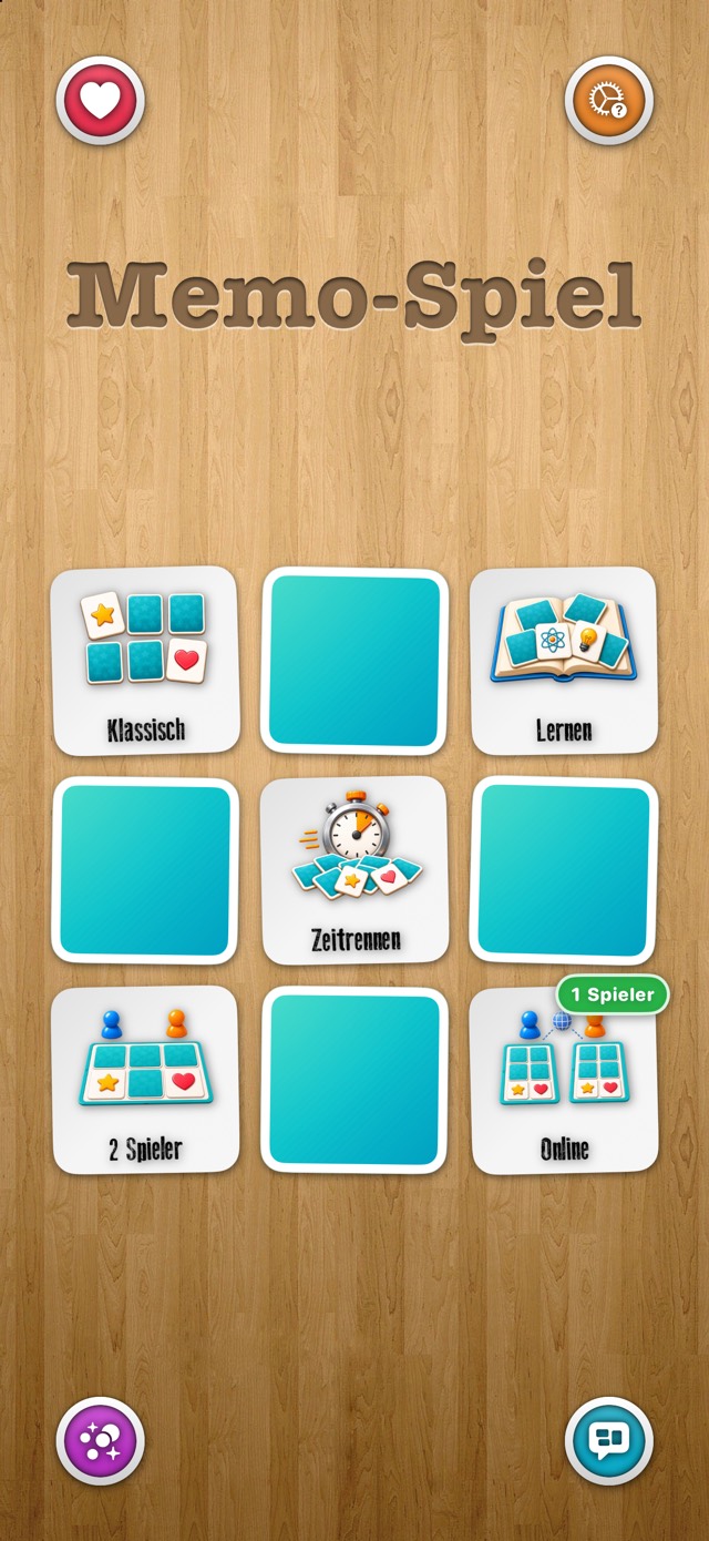 Memo-Spiel — Original Holz