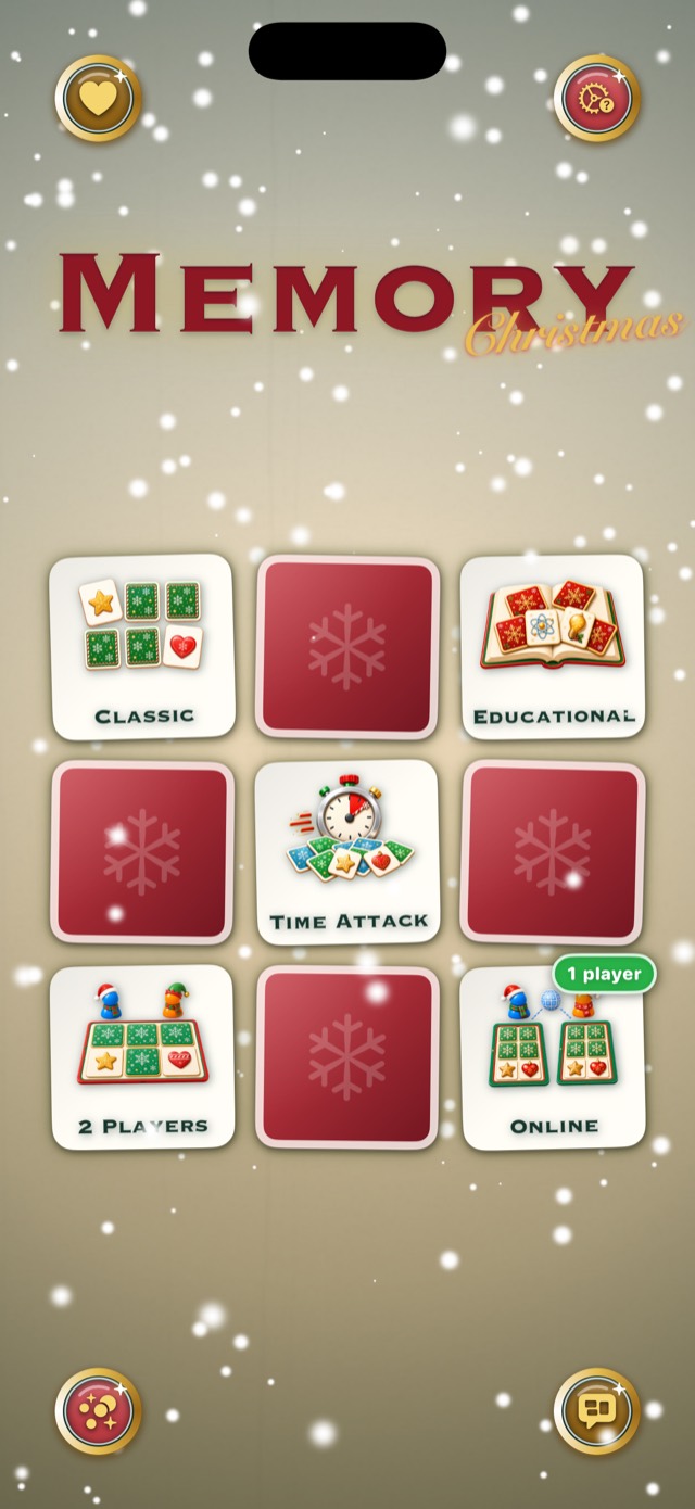 Memory • Christmas Card Pairs