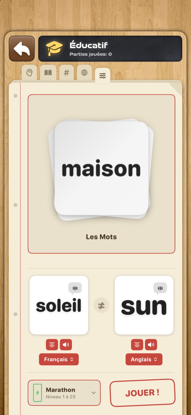 Memory • Le jeu de mémoire — Éducatif