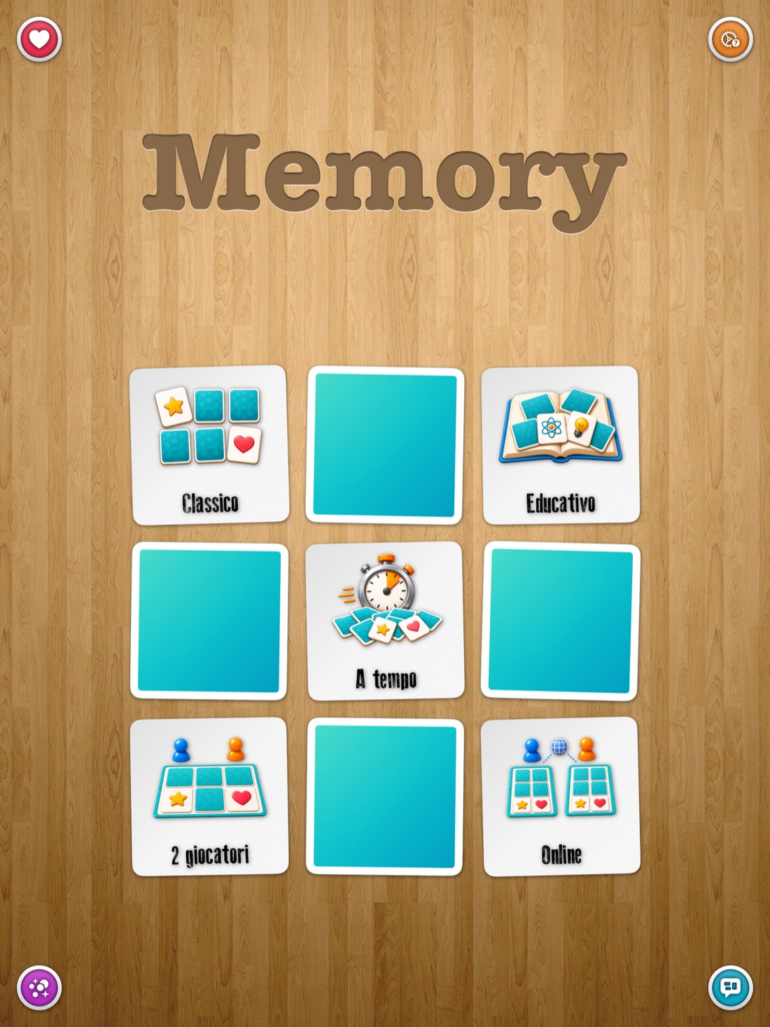 Memory • Il gioco di memoria — iPad