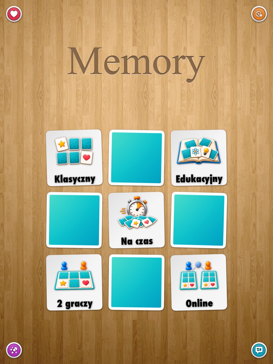 Memory • Memosy klasyczne — iPad