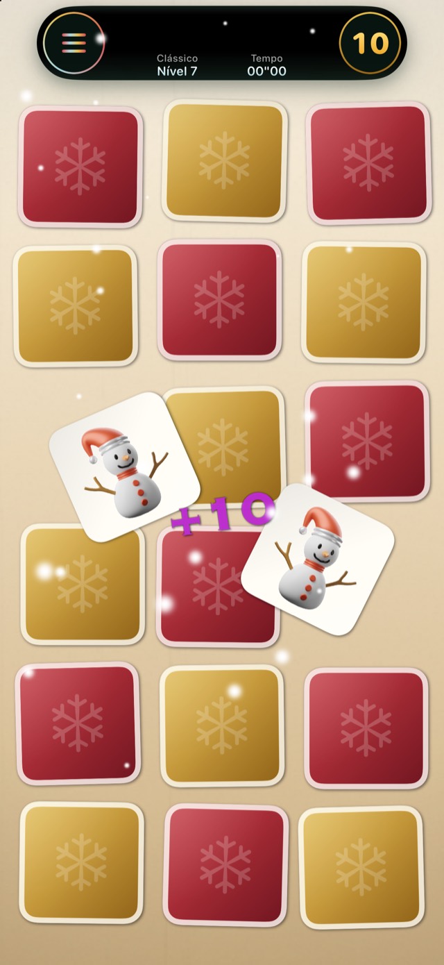 Memory • Pares de Natal — Jogo da memória do Papai Noel