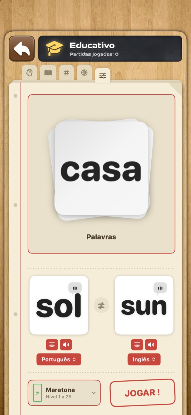 Memory • Jogo da memória — Educativo
