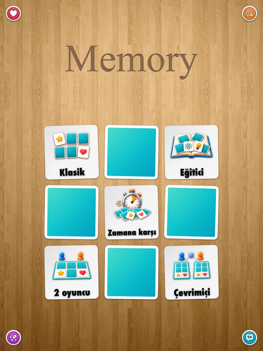 Memory • Hafıza oyunu — iPad