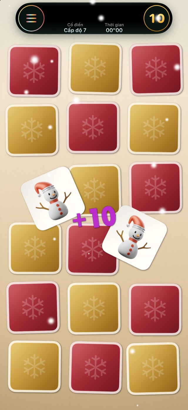 Memory • Ghép cặp Giáng Sinh — Game trí nhớ Noel cùng Santa